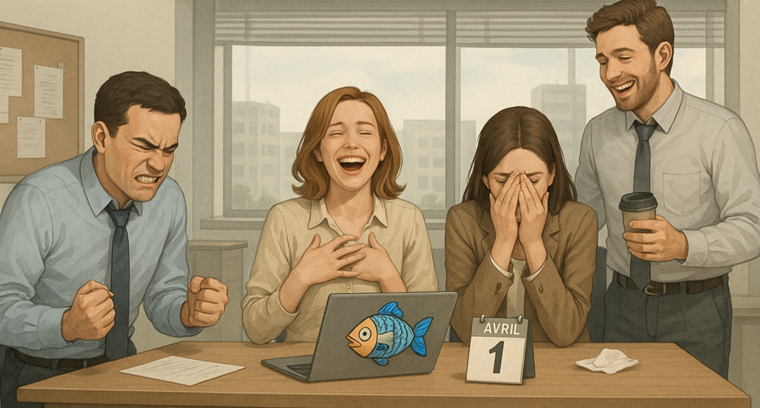 Et si le 1er avril était la seule journée où les émotions en entreprise étaient autorisées ?